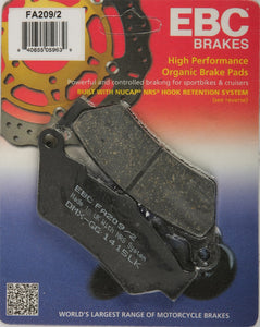 EBC Standard Brake Pads | FA209/2