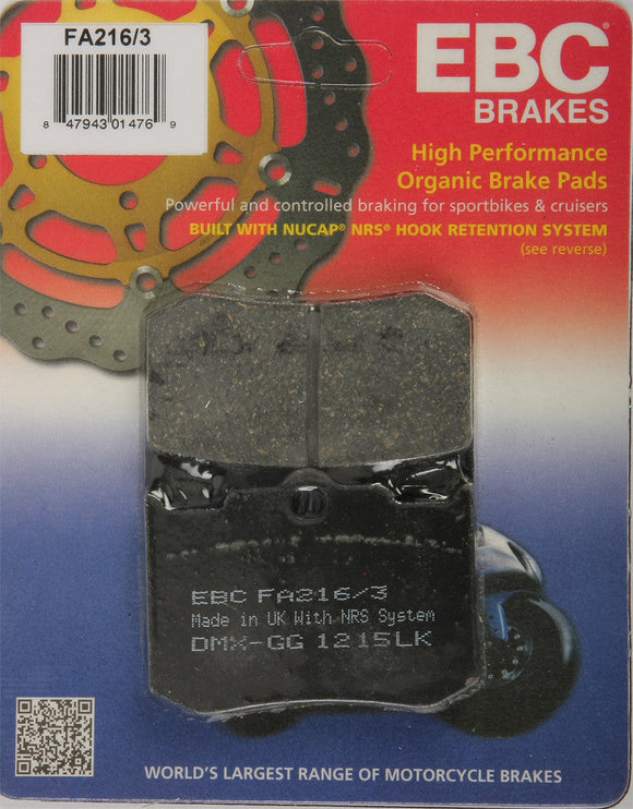 EBC Standard Brake Pads | FA216/3