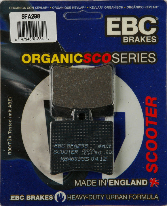 EBC Organic Brake Pads | SFA298