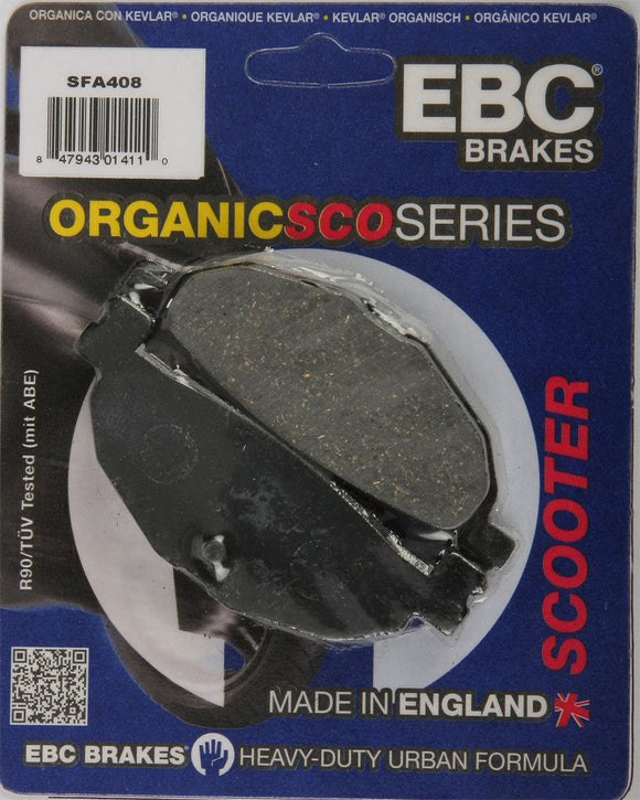 EBC Organic Brake Pads | SFA408