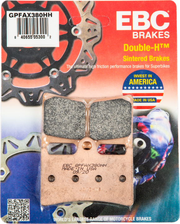 EBC GPFAX Sintered Road Race Brake Pads | GPFAX380HH