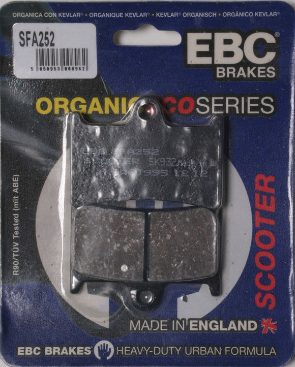 EBC Organic Brake Pads | SFA252