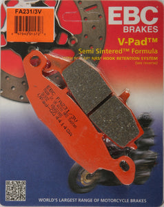 EBC Semi-Sintered Brake Pads | FA231/3V