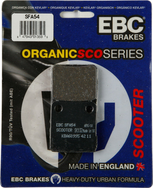 EBC Organic Brake Pads | SFA54