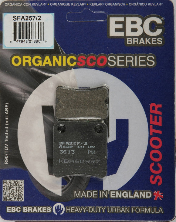 EBC Organic Brake Pads | SFA257/2