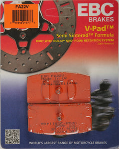 EBC Semi-Sintered Brake Pads | FA22V