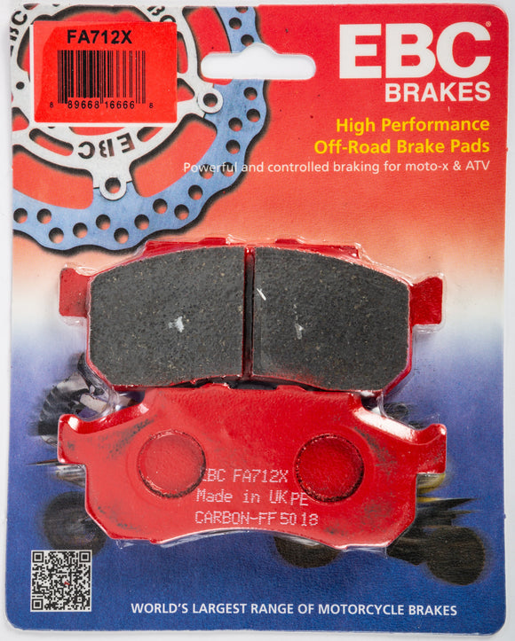 EBC Organic Brake Pads | FA712X