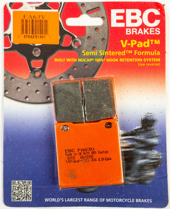 EBC Semi-Sintered Brake Pads | FA63V
