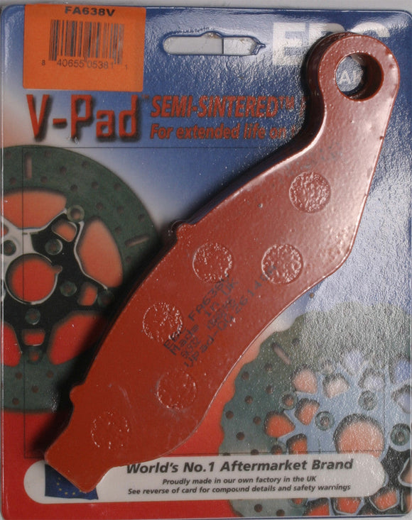 EBC Semi-Sintered Brake Pads | FA638V