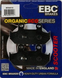 EBC Organic Brake Pads | SFA412