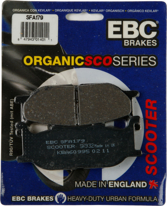 EBC Organic Brake Pads | SFA179