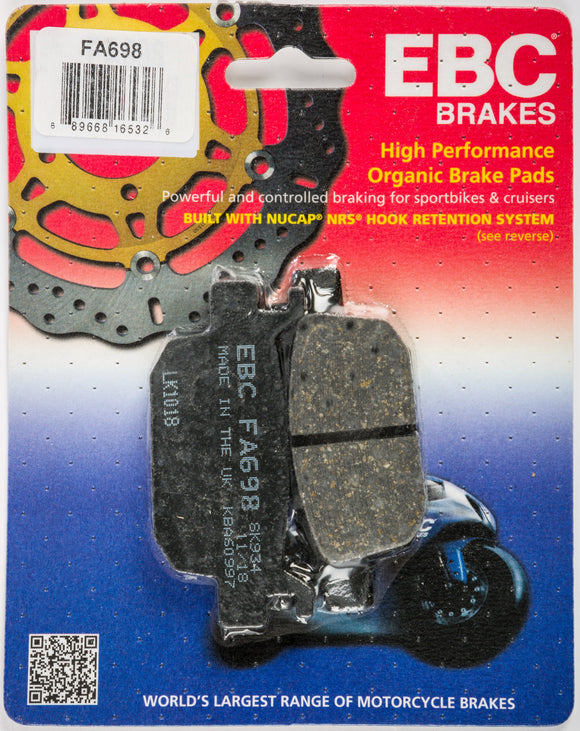 EBC Organic Brake Pads | FA698