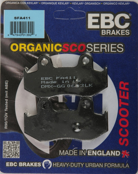 EBC Organic Brake Pads | SFA411