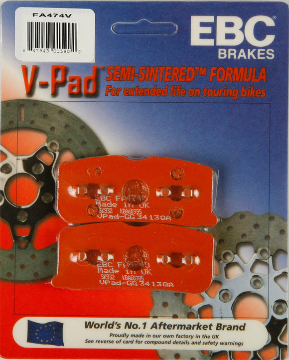 EBC Semi-Sintered Brake Pads | FA474V