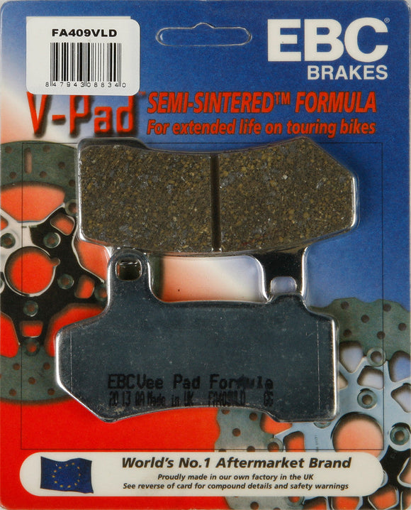 EBC Semi-Sintered Brake Pads | FA409VLD