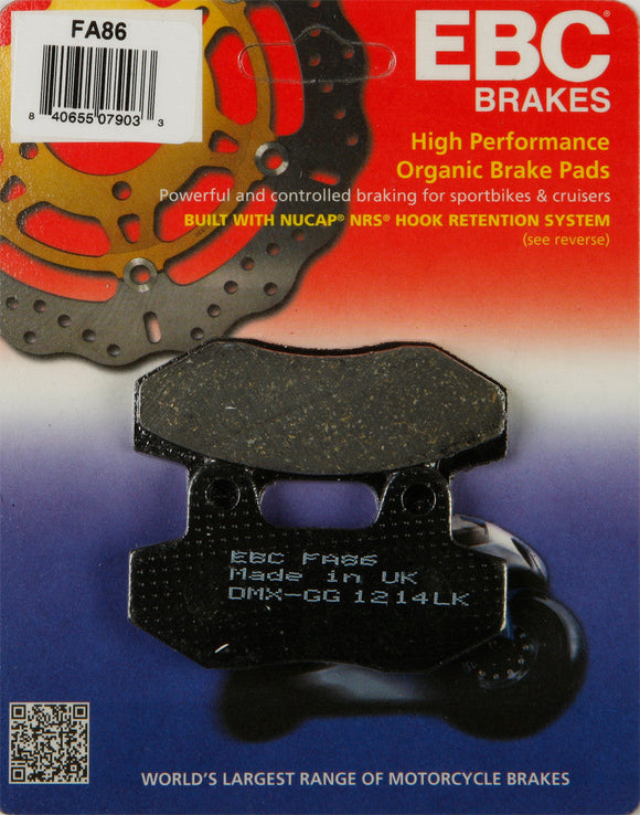 EBC Standard Brake Pads | FA86
