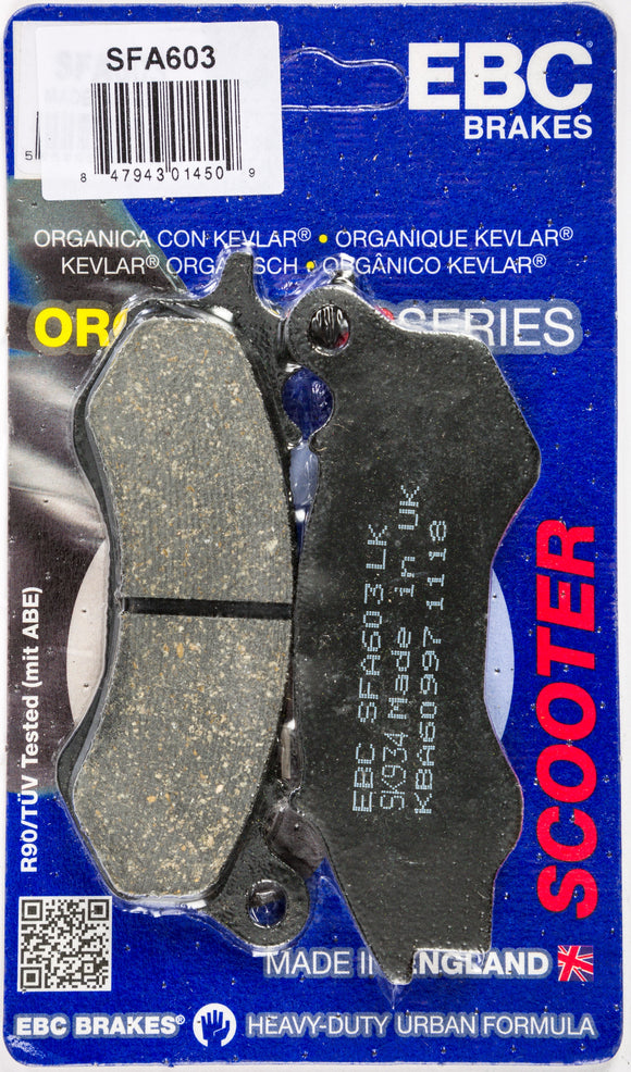 EBC Organic Brake Pads | SFA603