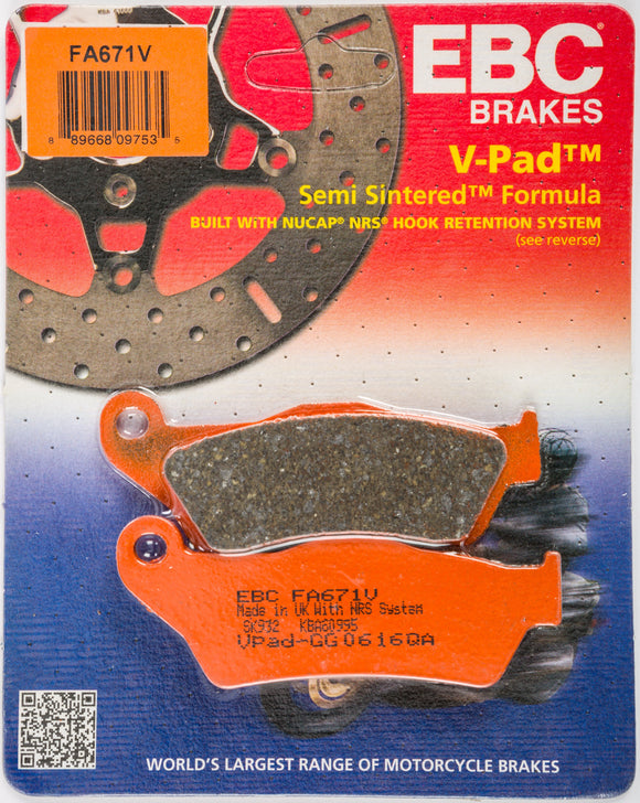 EBC Semi-Sintered Brake Pads | FA671V