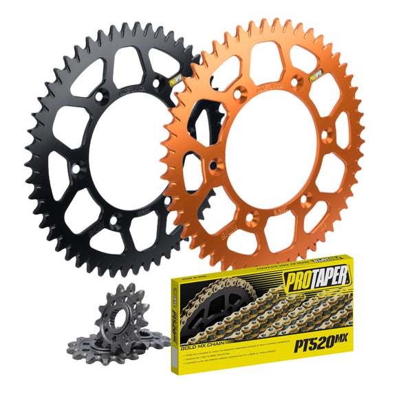 ProTaper Gold Series Chain & Sprocket Kit KTM/Husqvarna/GasGas 125-501