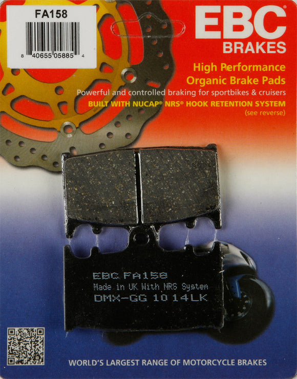 EBC Standard Brake Pads | FA158