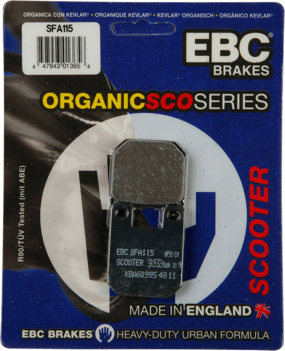 EBC Organic Brake Pads | SFA115
