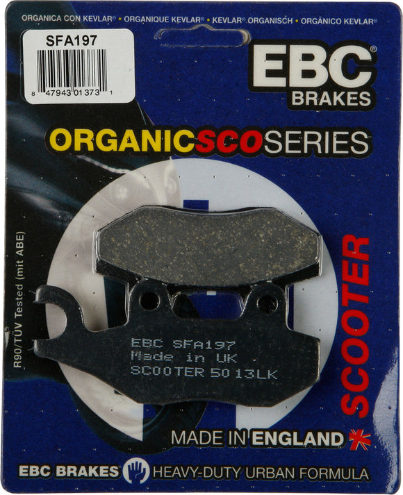 EBC Organic Brake Pads | SFA197