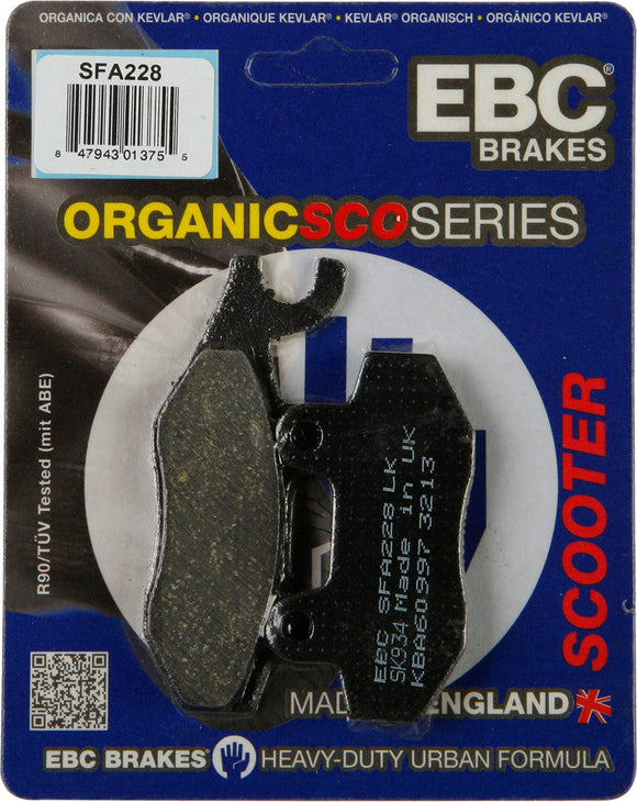 EBC Organic Brake Pads | SFA228