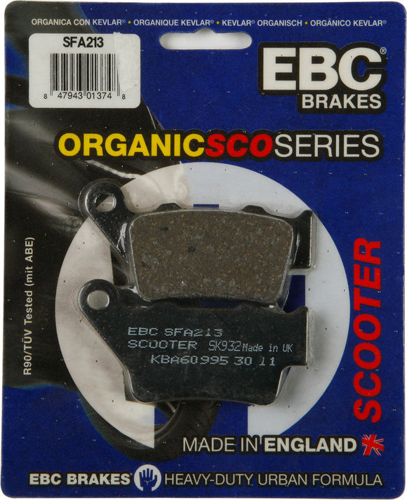 EBC Organic Brake Pads | SFA213