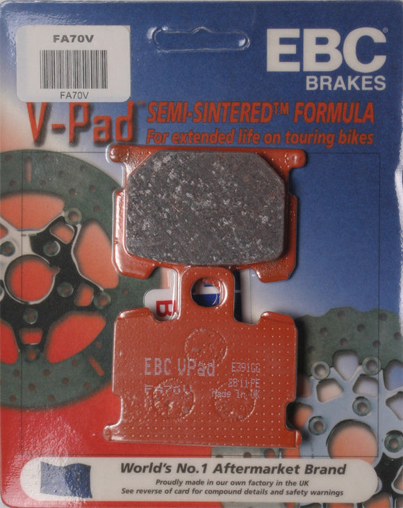 EBC Semi-Sintered Brake Pads | FA70V