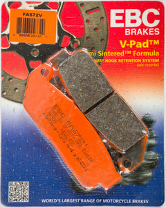 EBC Semi-Sintered Brake Pads | FA672V