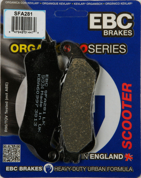 EBC Organic Brake Pads | SFA281