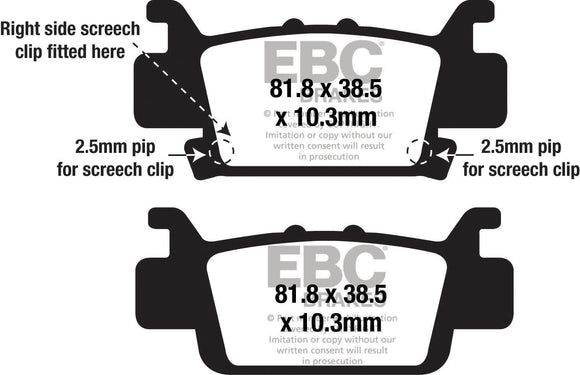 EBC Standard Brake Pads | FA7034SV