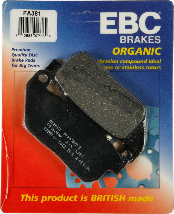 EBC Standard Brake Pads | FA381