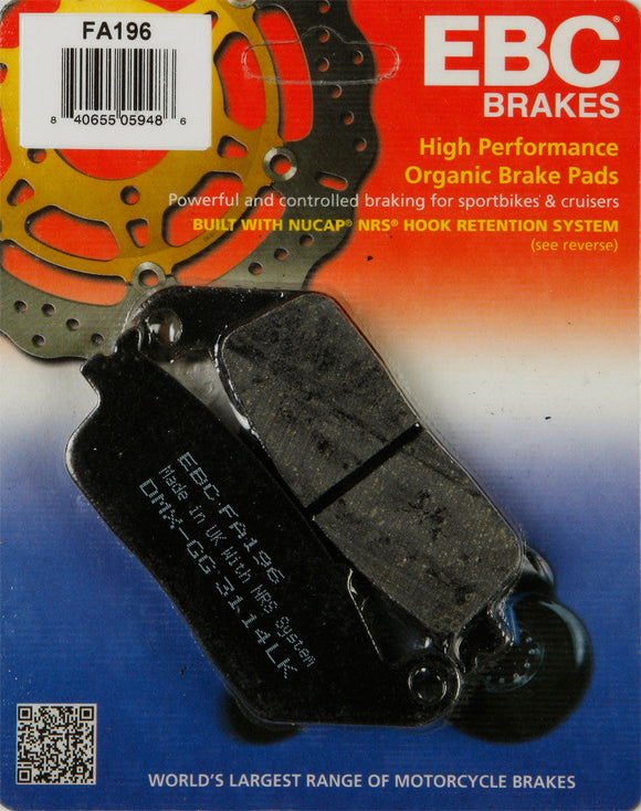 EBC Standard Brake Pads | FA196