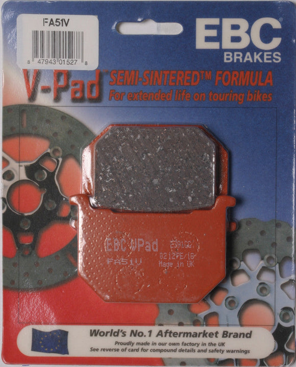 EBC Semi-Sintered Brake Pads | FA51V